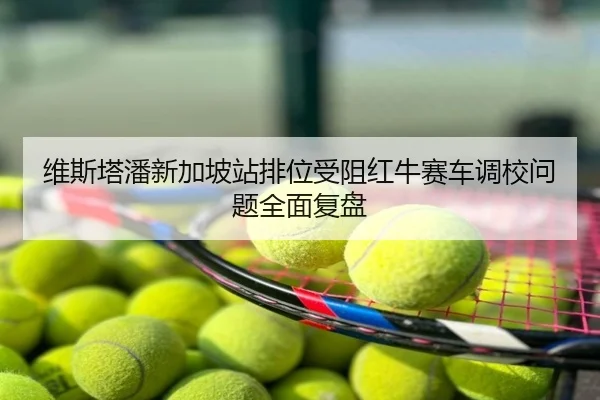 维斯塔潘新加坡站排位受阻红牛赛车调校问题全面复盘